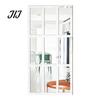 Arched Wall Mirror Stickers Window Decor, Wooden Frame Acrylic Fake Mirror, Minimalist Arch Self-Adhesive Windowpane Sticker for Living Room