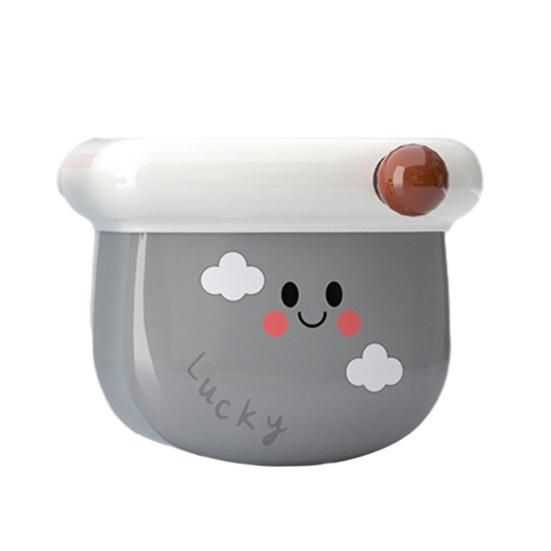 Магнитный ящик для хранения для холодильника Милый магнитный держатель для кухонных принадлежностей Многофункциональный органайзер с крючком для хранения на кухне в ванной спальне серый 890₽