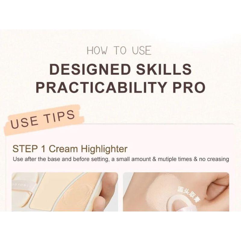 Judydoll - Dual-Color Highlighter Palette - 2 Colors