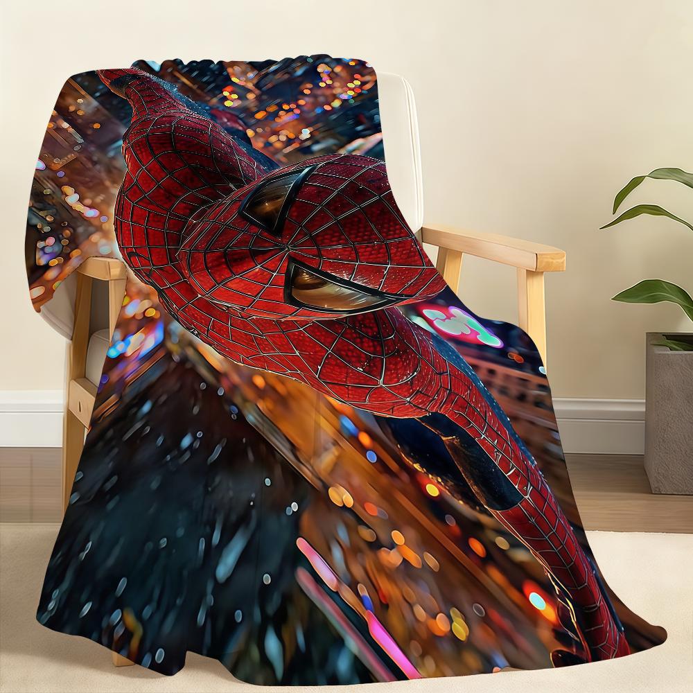 Cool S-Spider-ManS Blanket Soft Throw Blanket for Home Bedroom Bed Sofa Picnic Travel Office Rest Cover Blanket Gift