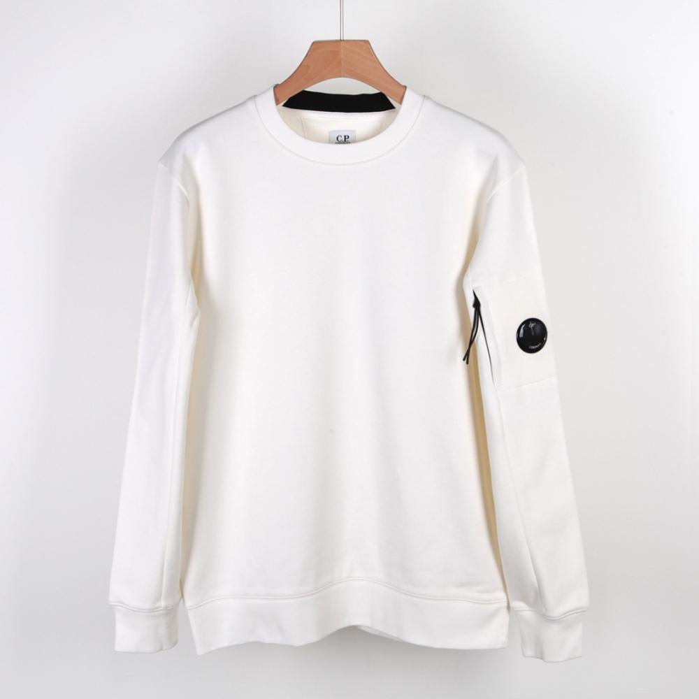 

CP Company 23FW толстовка с логотипом на воротнике цвета слоновой кости 15CMSS022A005086W103