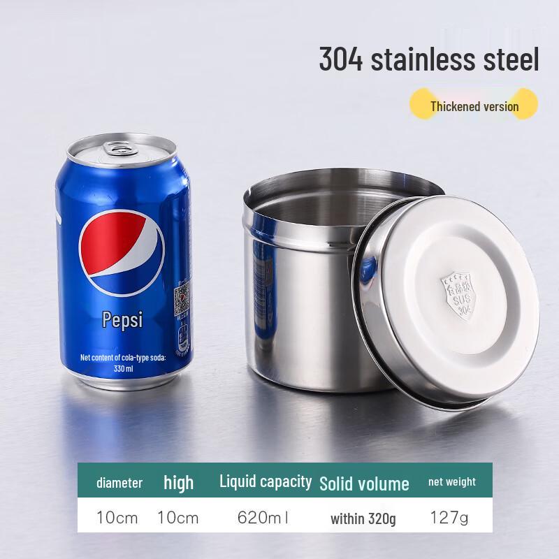 304 Stainless Steel Food Sample Box with Lid