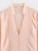 European and American Style, New Women's Clothing, Foreign Style, Fashionable, Versatile, Button-decorated Waist Shirt