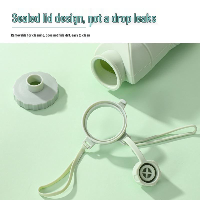 Eco-Friendly 600ml Plastic Spray Bottle with Lid Sports Travel Gift Durable Leak-Proof Water Bottle