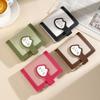 Cute Cat PU Leather Short Wallet Student ID Bank Card Holder Money Bag Hasp Wallets For Women Card Storage Purse Coin Purse