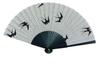 Yamamoto Jin Shoten Salokāms ventilators ar bezdelīgu bēšs japāņu iebraucēju suvenīrs banāna stila dizains, [4089-B] raksts,