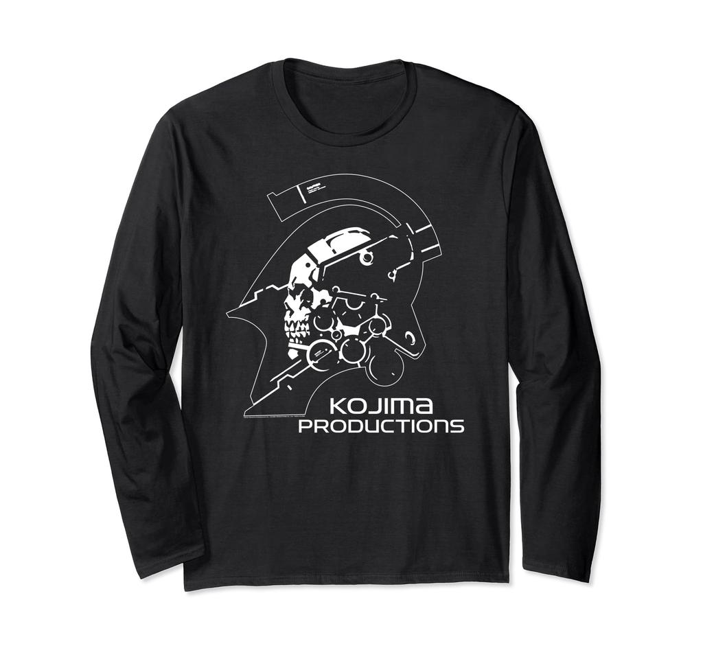 Kojima Productions White Video Gaming Merch Long Sleeve T-Shirt