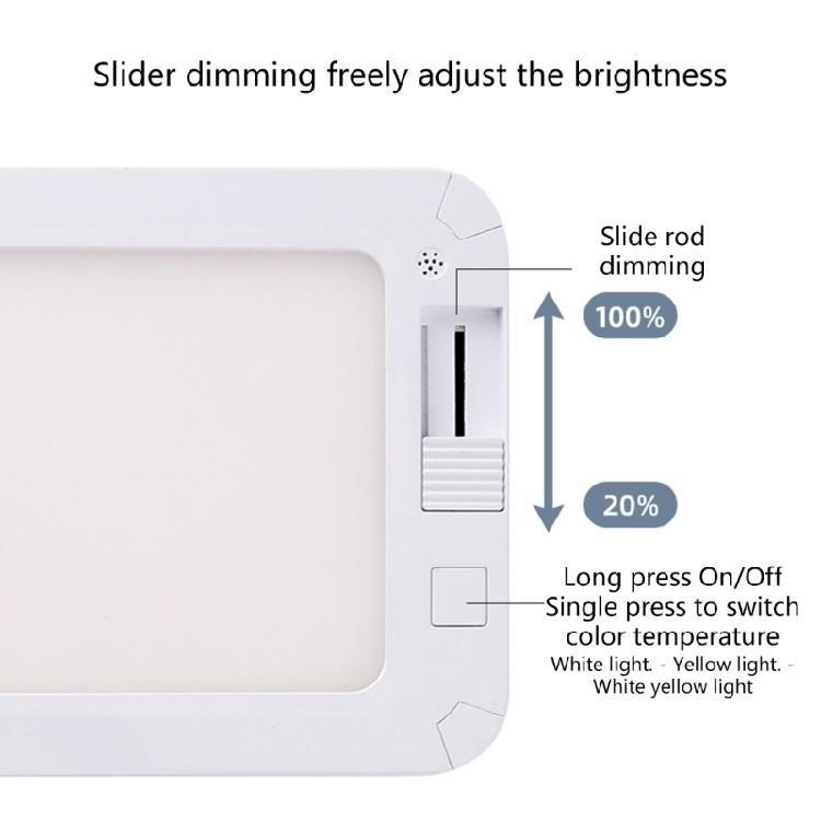 LED Tent Ceiling Interior Lamp with Variable Color Intensity Settings High Efficiency for Motorhome Trailer Boat Marine