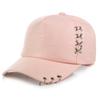Men Women Fashion Adjustable Metal Rings Casual Baseball Cap for Lovers