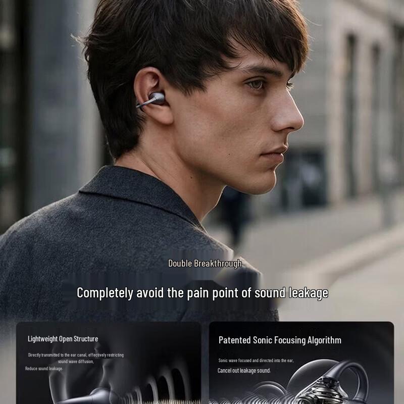 SANAG True Wireless Ear Clip Translator Headphones