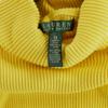 Seconde vie - Pull Femme  col roulé Jaune - Bon état