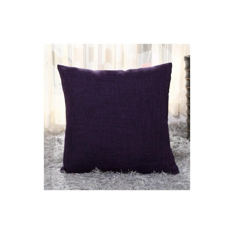 Luxurious Plain Solid Color Throw Pillow Case For Home Decor Linen Cotton Cushion Cover