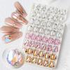 10pcs Sparkling Diamond Crystal Nail Rhinestones 3D Ice Transparent Pile Gem Stones 11*12mm 3D Manicure Nail Art Decorations DE3