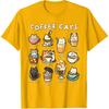 Cute Coffee Cats Kawaii Pun Funny Cat Lover Barista T-Shirt