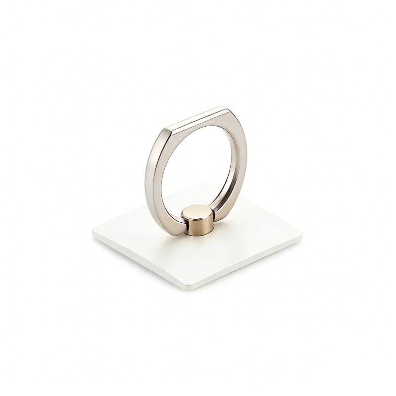 Creative Square Phone Ring Holder With Zinc Alloy Ring For Universal Smartphones