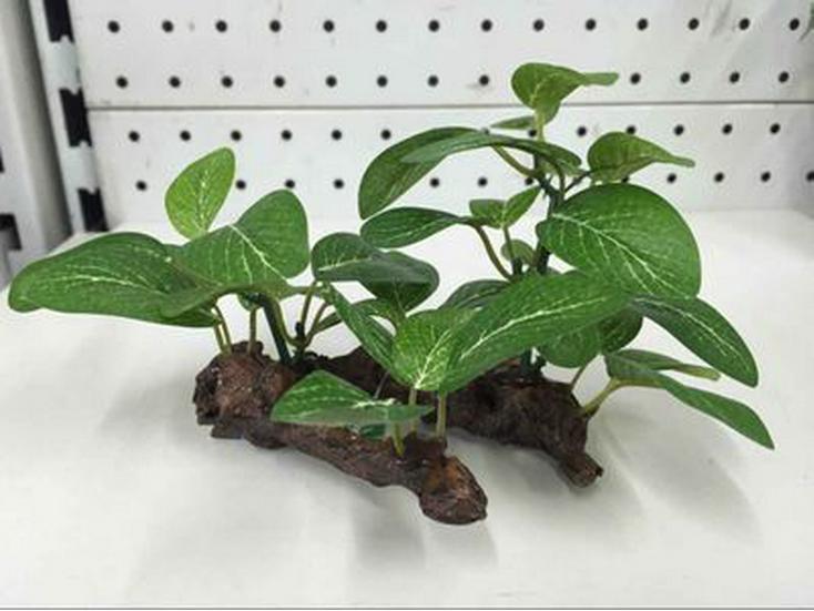 Resin Driftwood Aquarium Decor: Simulated Aquatic Plants for Turtle Tanks and Fish Tank Landscaping