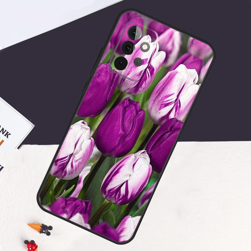 

Spring Tulips Flower Case For Samsung Galaxy A05 A06 A26 A16 A56 A36 A22 A32 A52 A54 A34 A14 A55 A15 A53 A33 A35 Samsung A55
