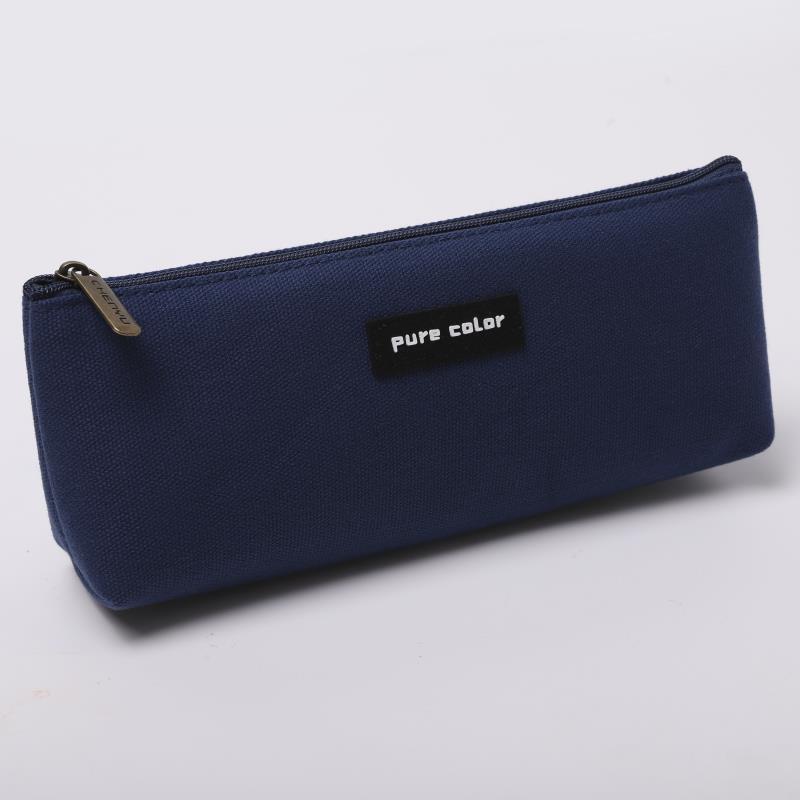 Stylish Canvas Pencil Case - Cute, Large Capacity, Multi-Layer Storage, Perfect for Students