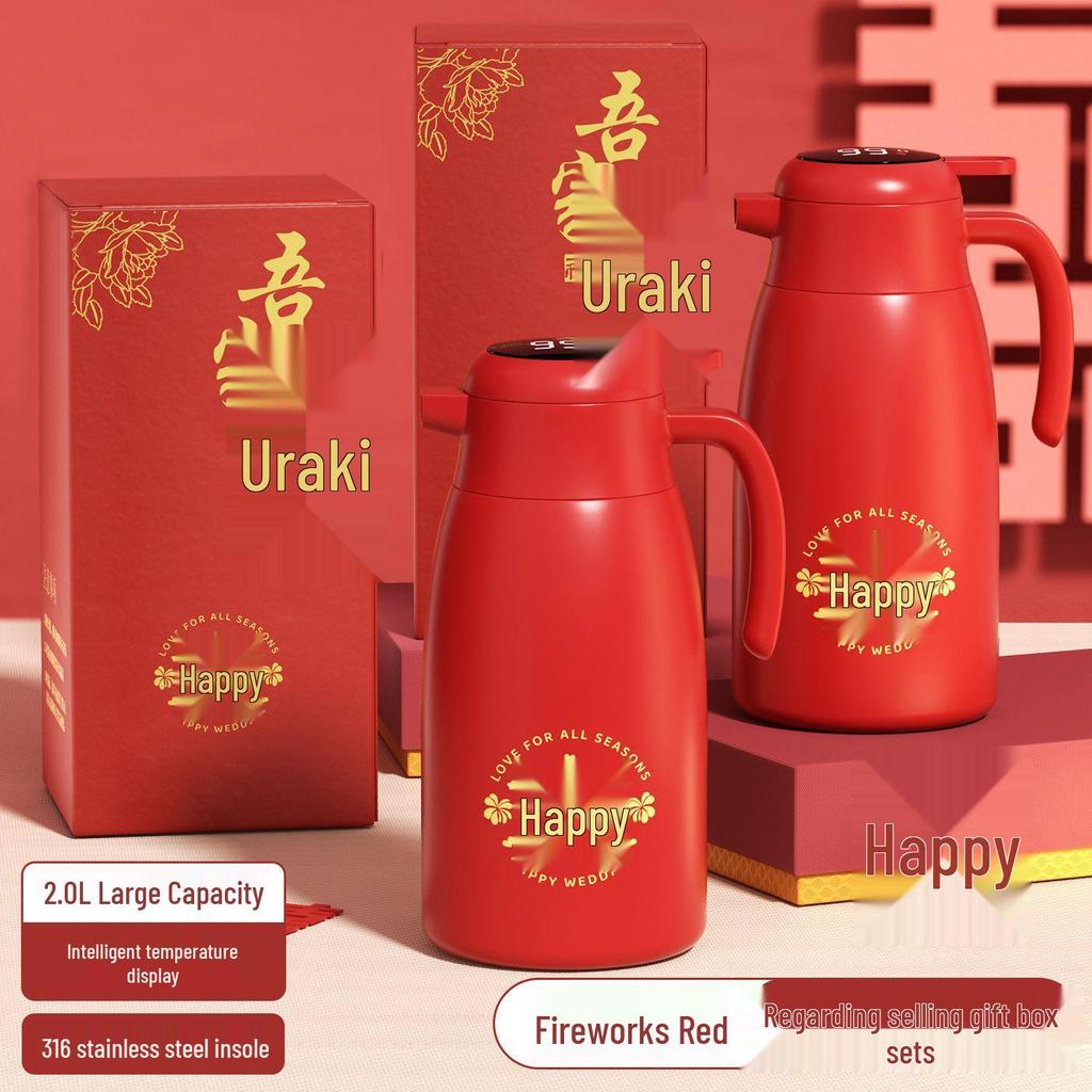 316 Stainless Steel Insulated Thermos Set: Large Capacity Hot Water Bottles for Weddings