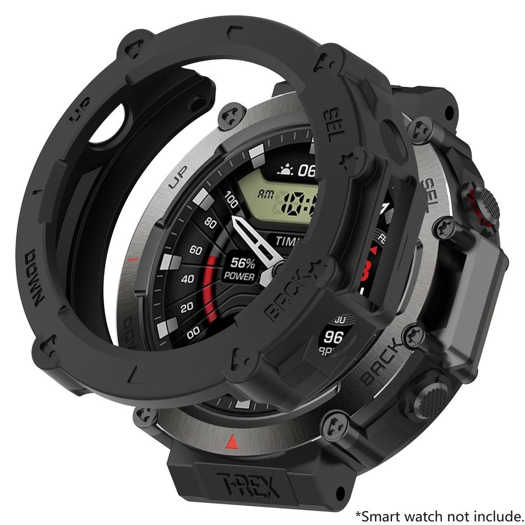 TPU Protective Case For Amazfit T-rex Ultra Smart Watch Strap Cover Soft Silicone Bumper Huami Ultra Protector Shell Accessoies