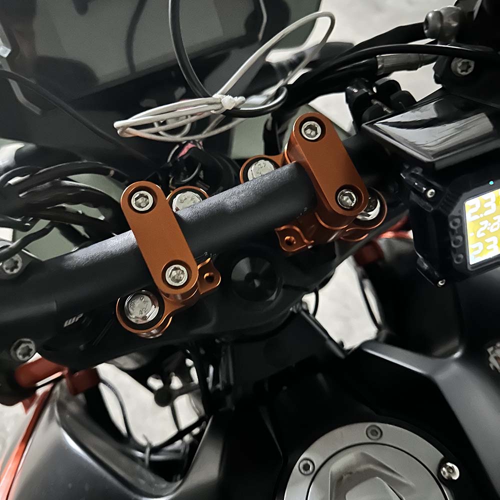 For KTM 390 790 1090 1190 1290 Adventure S T R Accessories Handlebar Riser Mount Clamp Heightening Handle Bar Stabilizer Damping