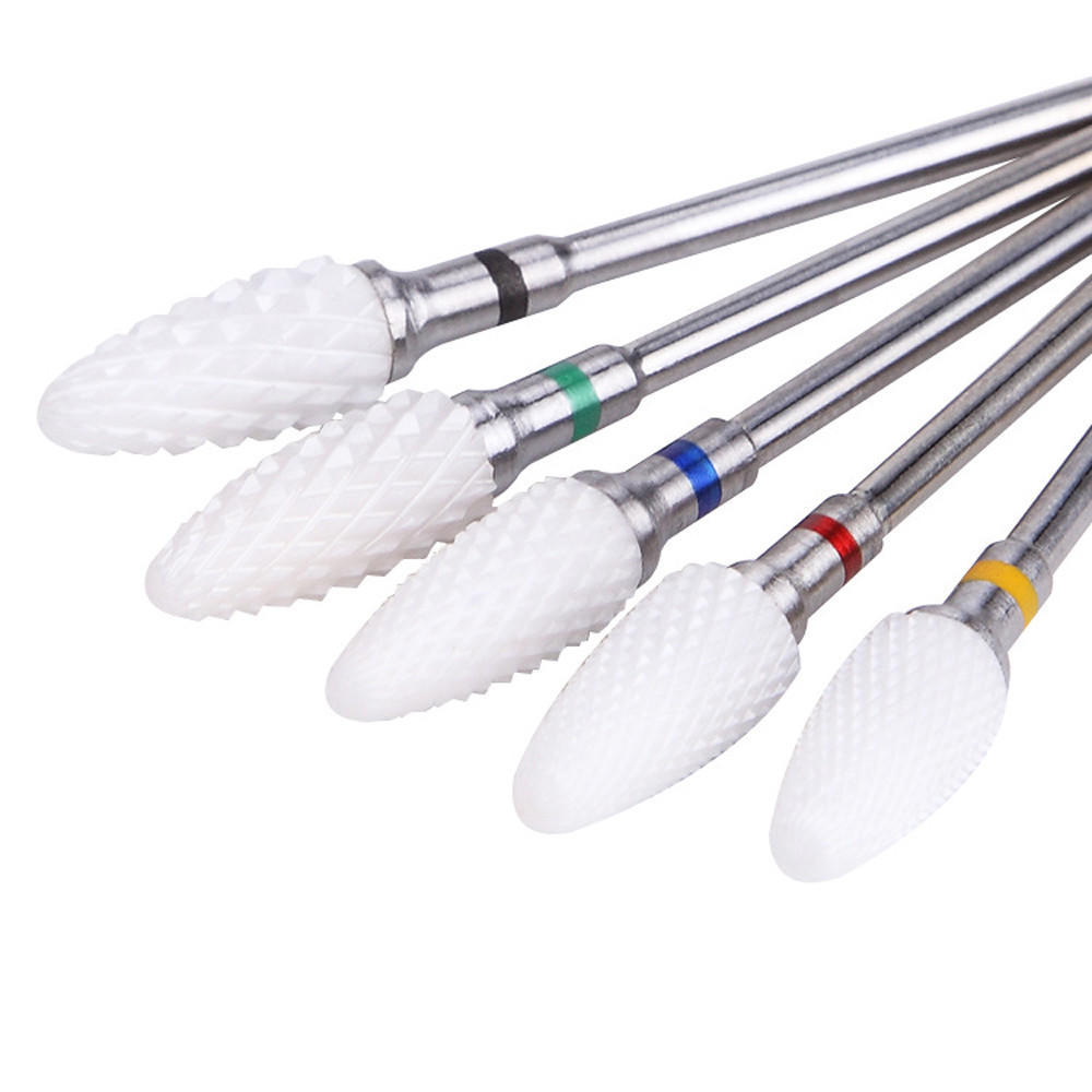 Nail Drill Cuspidal Nail Grinding Head for Nail Polisher Manicure Tool