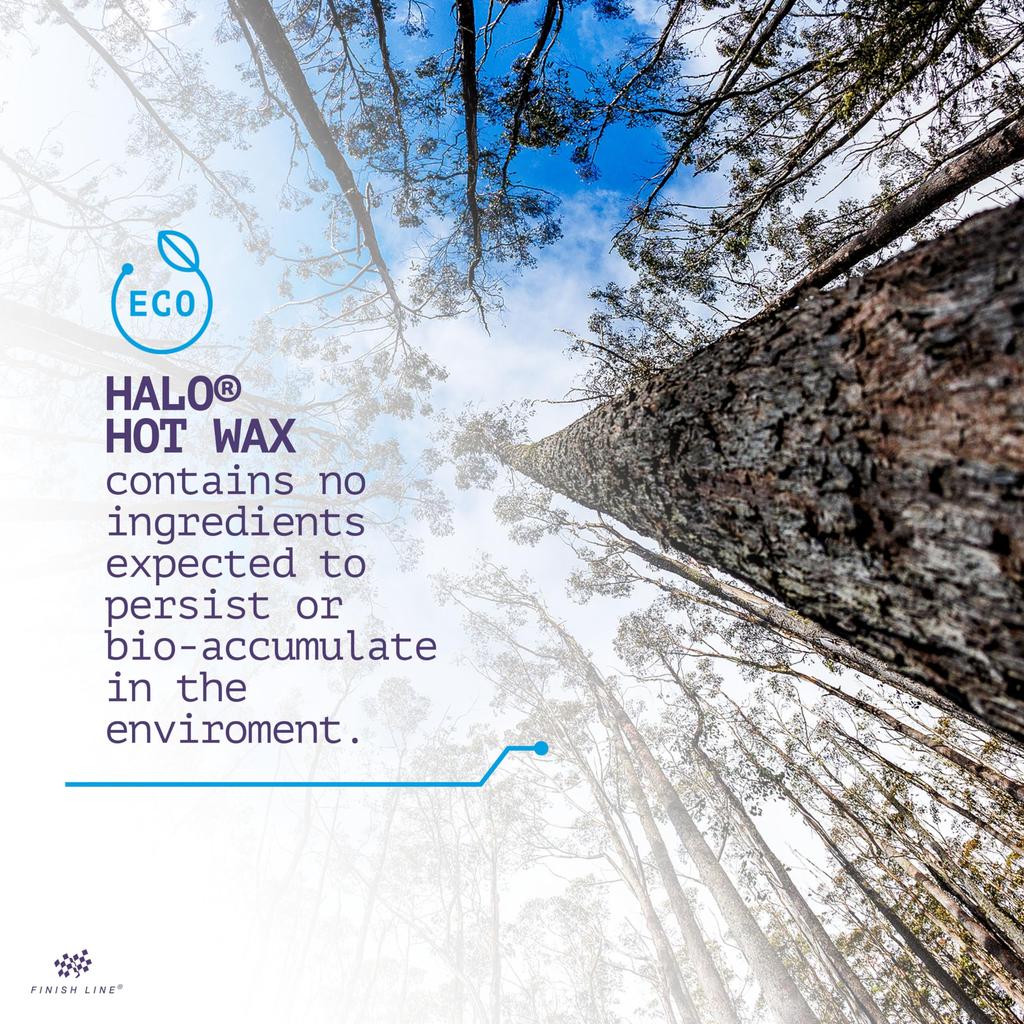 Halo HOT Wax Bike Chain Lube Premium Bicycle Care for Improved Drivetrain Performance Efficiency Double Boiled Bag with Wax Pellets and Dipping Tool