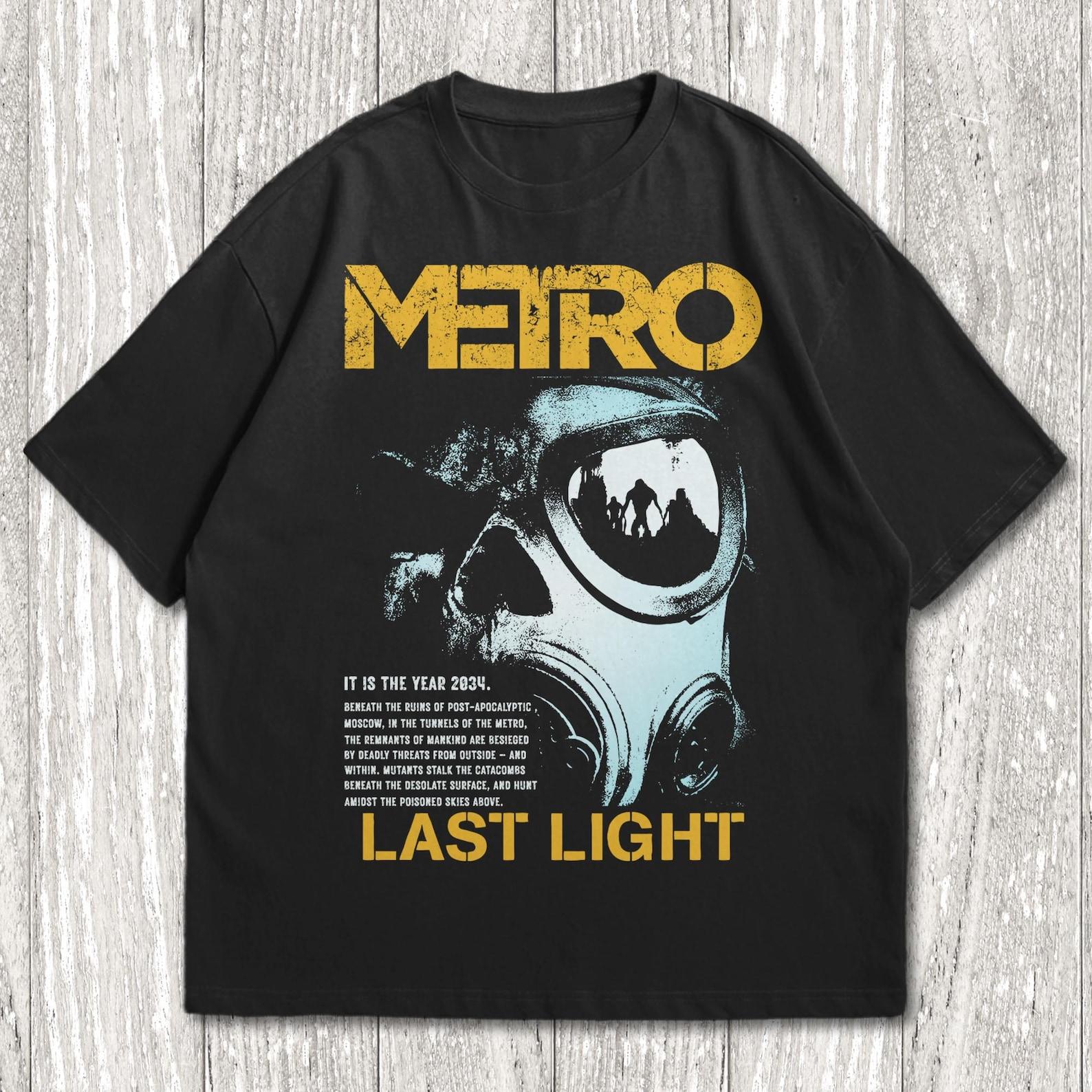 Metro Last Light T-Shirt, Horror Video Game Shirt, Shouter Video Game Merch S