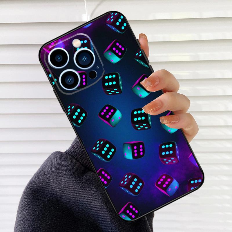 

Dices Poker Casino Phone Case For iPhone 16 14 13 12 11 15 17 Pro Max mini 15 16 Plus 16e 17 Air Cover Fundas iPhone 15Pro MAX