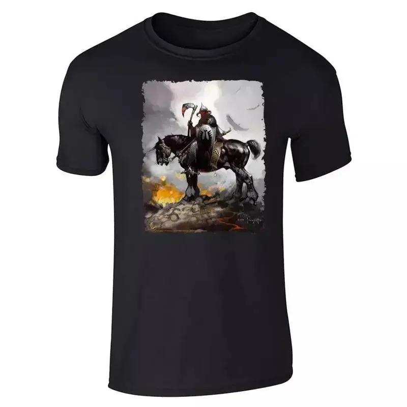 Death Dealer Von Frank Frazetta Kunst Horror T-Shirt Volle Größe S 4XL