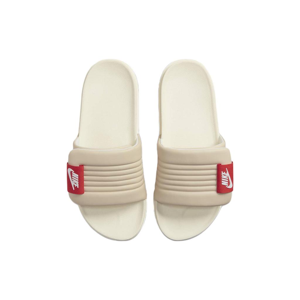 Nike Womens Offcourt Adjust Slide 'Sanddrift Picante Red' (women's Sizes) Sanddrift / Picante Red / Coconut Milk / Sail Slide Slippers DV1033 100