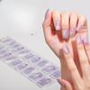 New Hot Stamping Laser Gel Nail Stickers French Nail Polish Glue Semi-cured Gel Nail Stickers