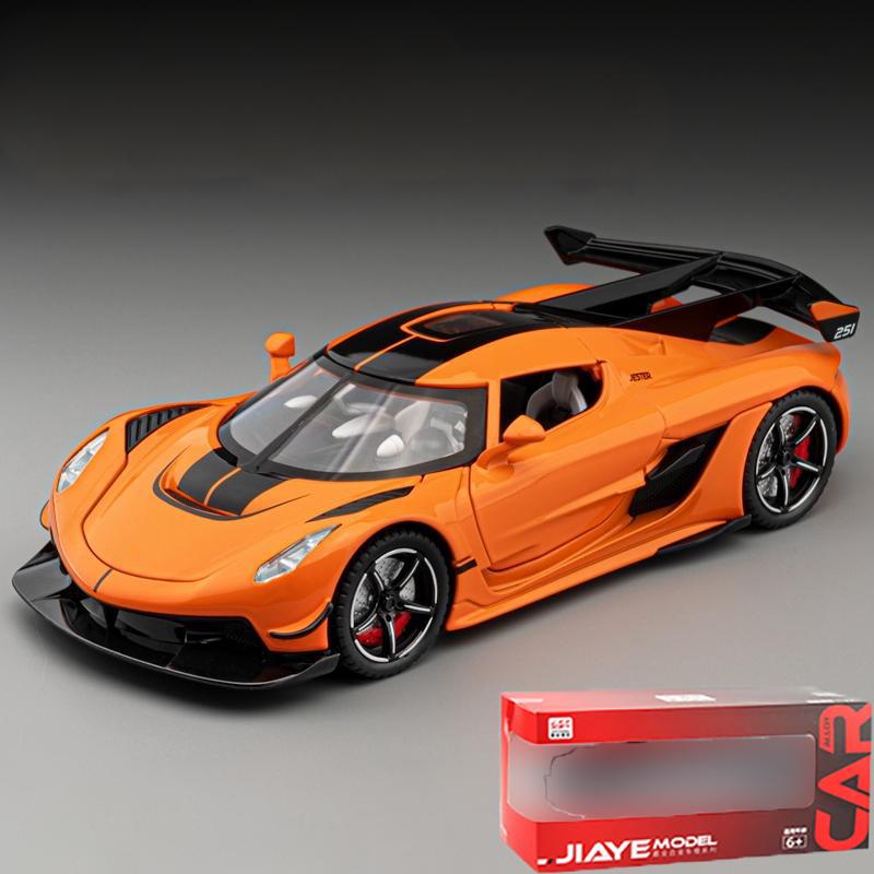 1:22 Jesko Supercar Alloy Diecast Model Car Outdoor Display Products With High Simulation Collection Hobbies For Boyfriend Boys