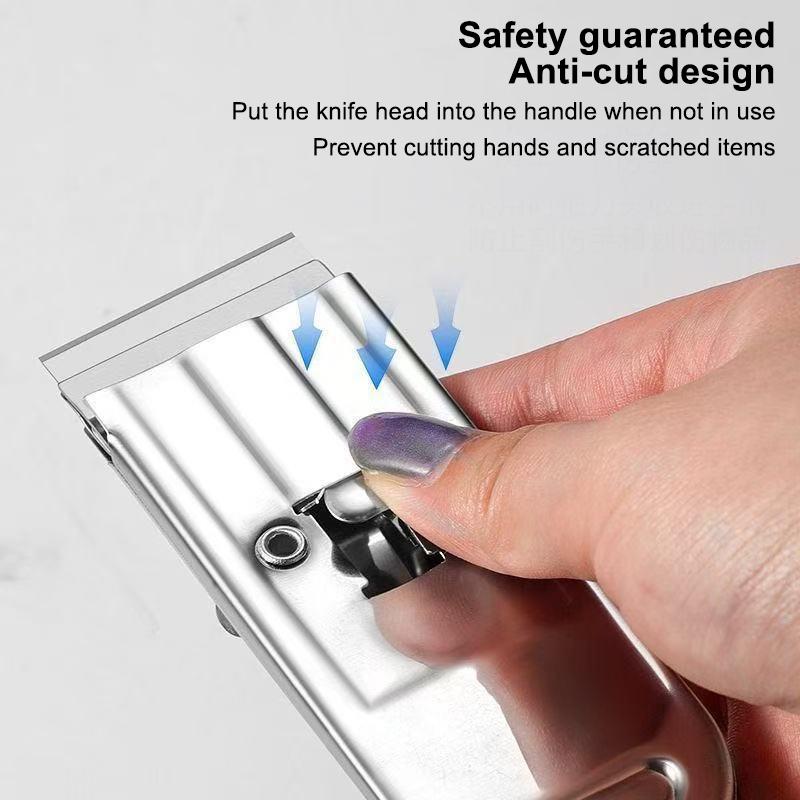 Stainless Steel Cleaning Scraper Removal Scraper Kitchen Ceramic Tile Decontamination Scraper Household Cleaning Seam Tools