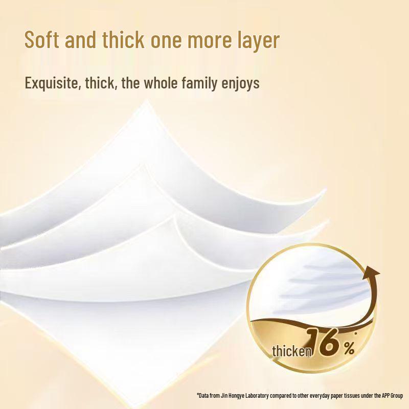 Gold Silk Soft Breeze 4-Ply Facial Tissue, Skin-Friendly, 80 Sheets Per Pack, 12 Packs Per Bundle