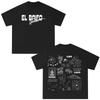 2026 New Summer Cotton Loosefitting Casual Gothicstyle Oversized Pattern Suitable For Both Men And Women Hiphop Tshirt