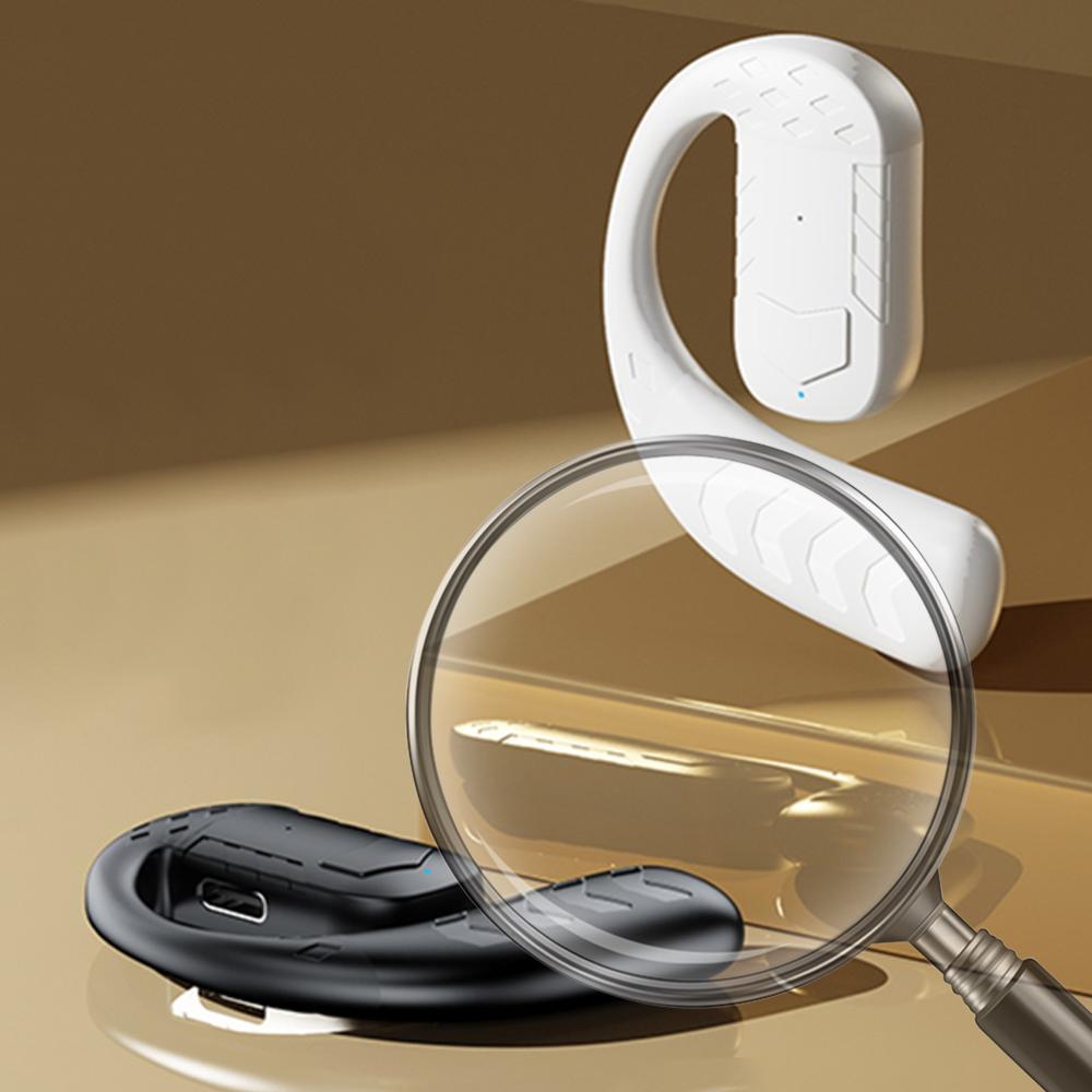 Handsfree Headset Bluetooth-Compatible Earpiece Noise Canceling Sports Headphone Waterproof HiFi Stereo Earbud for IPhone/Huawei