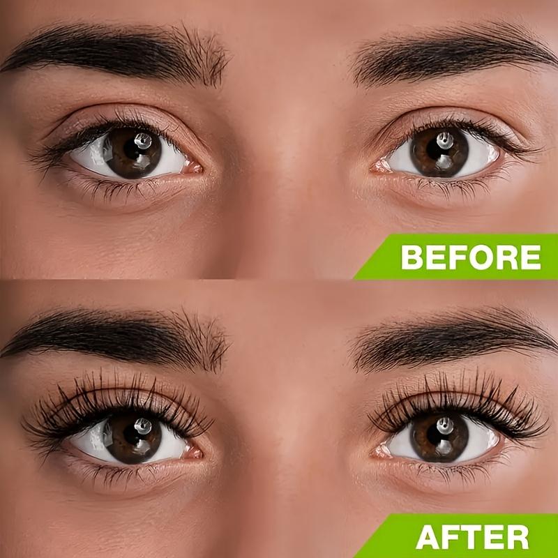 1pc Waterproof Eyelash Mascara | 24-Hour Volumizing and Lengthening Formula, Plant-Based Squalane, Suitable for Sensitive Eyes, Black Tone