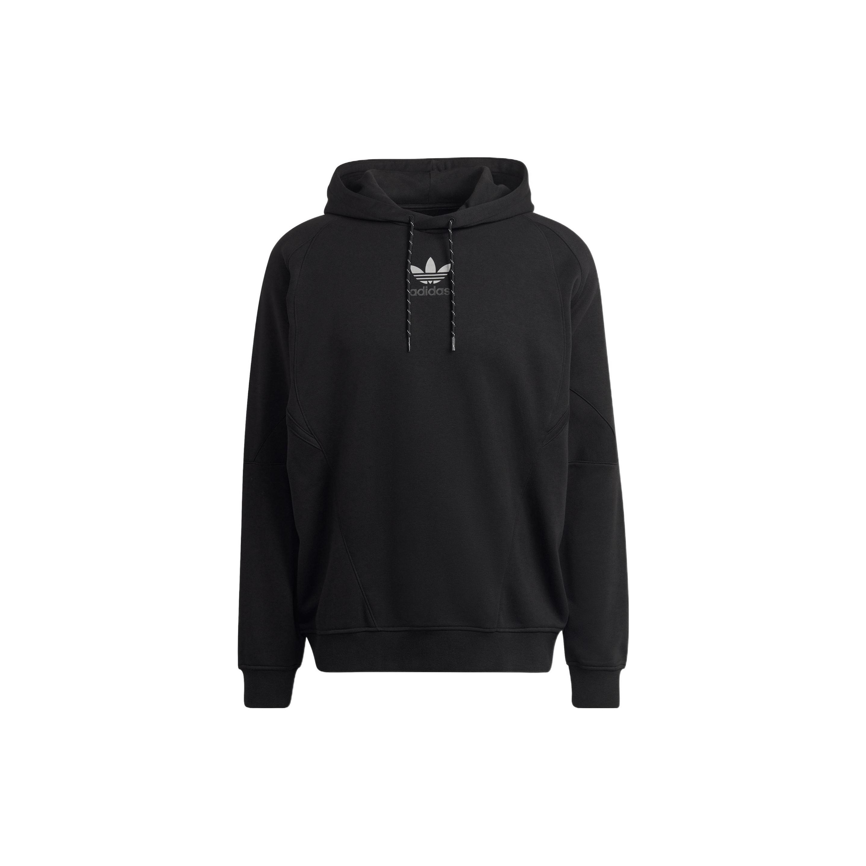 Adidas Originals Men Classic Comfort 4D Cush Loose Hoodie Black HC7106 S