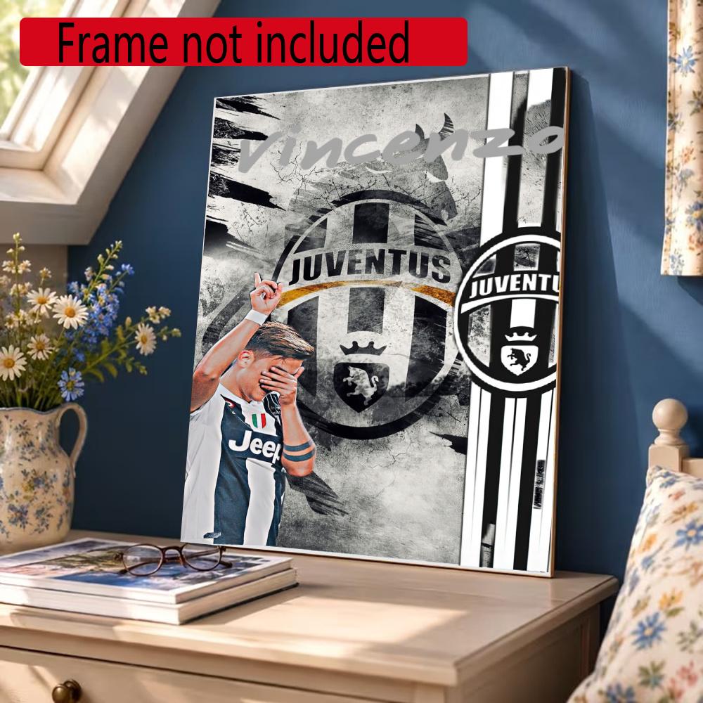 Juventus 5D Diy Diamond Painting Round Diamond Diy Frameless Holiday Artwork Suitable For Home Office Wall Decoration