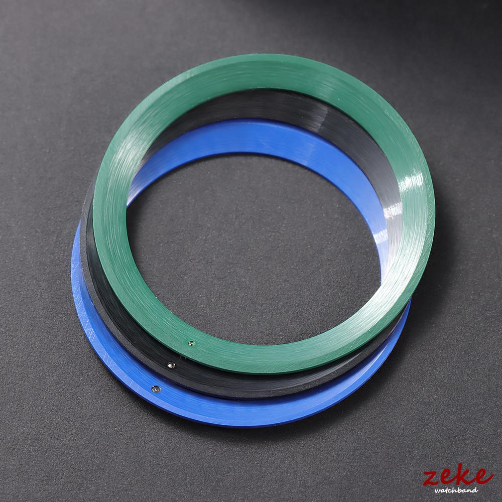 38mm Ceramic Alloy Watch Bezel Insert Ring Slope for Water Ghost Watch Case NH35 NH36 for GMT Diving Men Watch Part Accessories