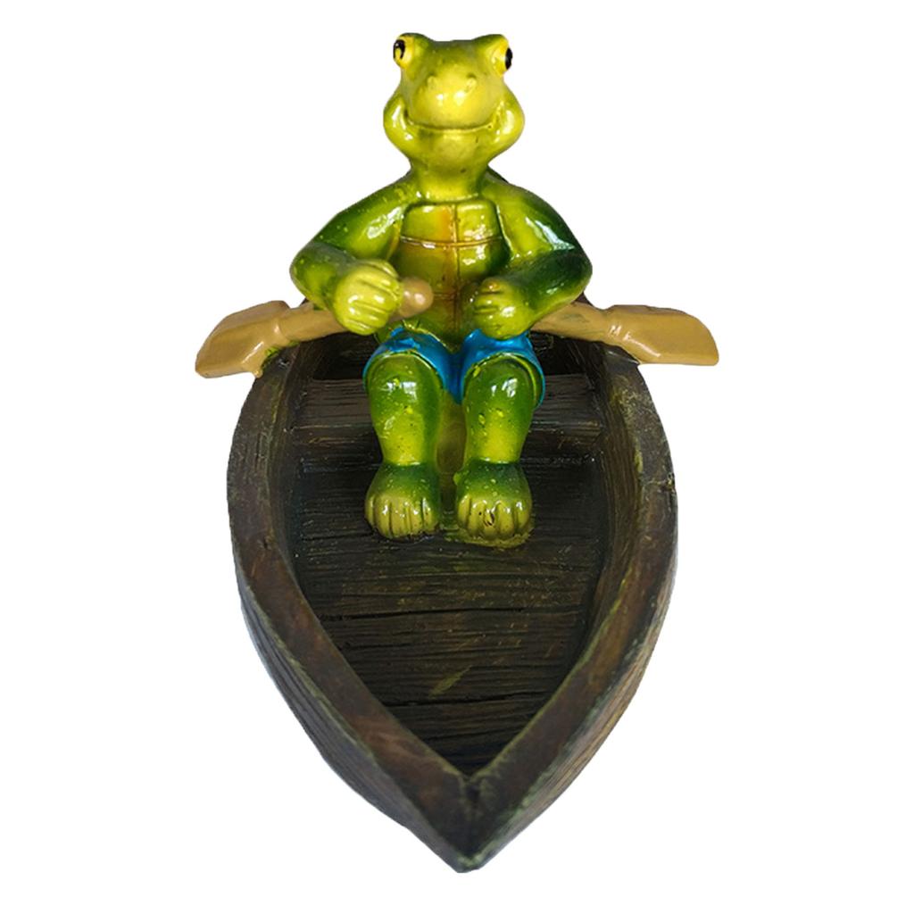 Garden courtyard water fun floating ornament pool simulation animal decoration pond frog series 14 * 13 * 9.5cm