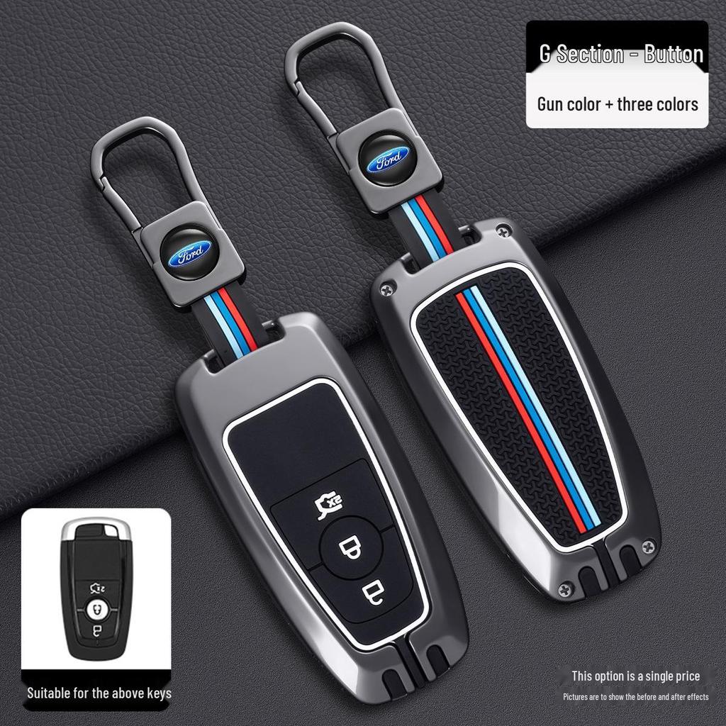 Compatible Key Case Shell for Ford: Mondeo, Focus, Edge, Escort, Equator, Explorer, Mustang, EcoSport