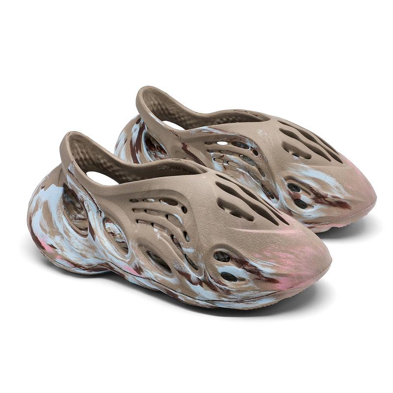 3818 kokosové yeez dírkované boty dámské Kanye léto nové pár plážové chladné pantofle pánské