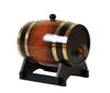 for Wine and Storage - Decorative Wooden Cask with Wood - Home Bar and Kitchen Decor