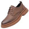 Fashion High luxury men's leather shoes Handmade and minimalist styles Office and leisure business Retro black brown adult shoes