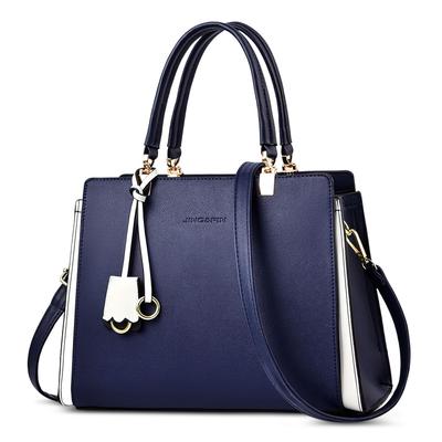 FORRICA Elegancka Torba na Ramię ze Skóry PU Listonoszka Tote Odpowiednia do Podróży i Niebieska Damska Torebka, Torba, Torba, Torba, Zakupy,
