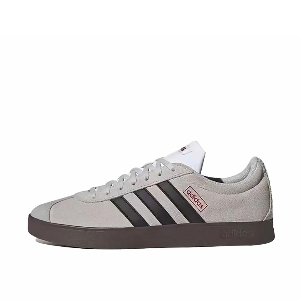 Adidas VL COURT 2.0 Lifestyle Purple Light Lightweight Low top Skateboard Shoes Unisex Purple White HQ1802(Team847-)