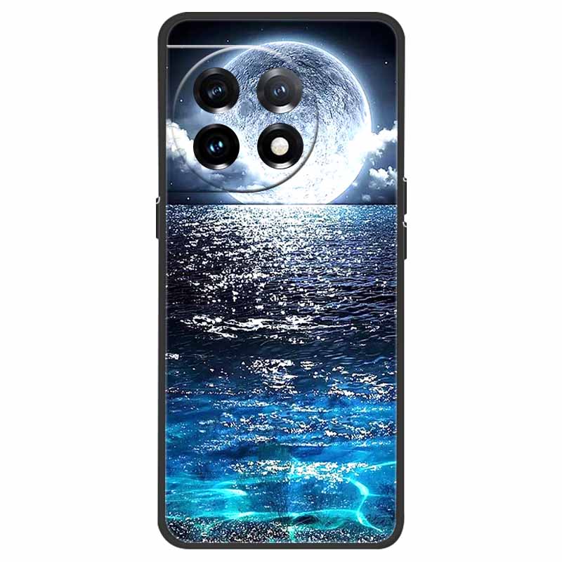 Für OnePlus 11 Hülle OnePlus11 5G Stoßfest Weiches Silikon TPU Rückseite für OnePlus 11 One Plus 11 5G Handyhüllen Niedliche Katze Wolf
