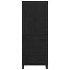Highboard Set of 2 Black Oak Effect 69.5 x 34 x 180 cm